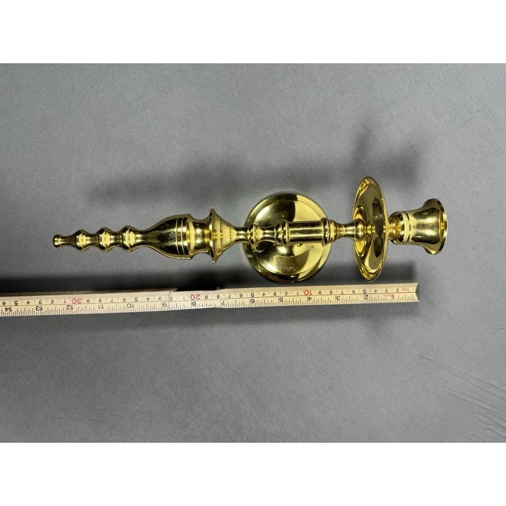 Vintage Brass‎ Wall-Mounted Candle Sconce Holder